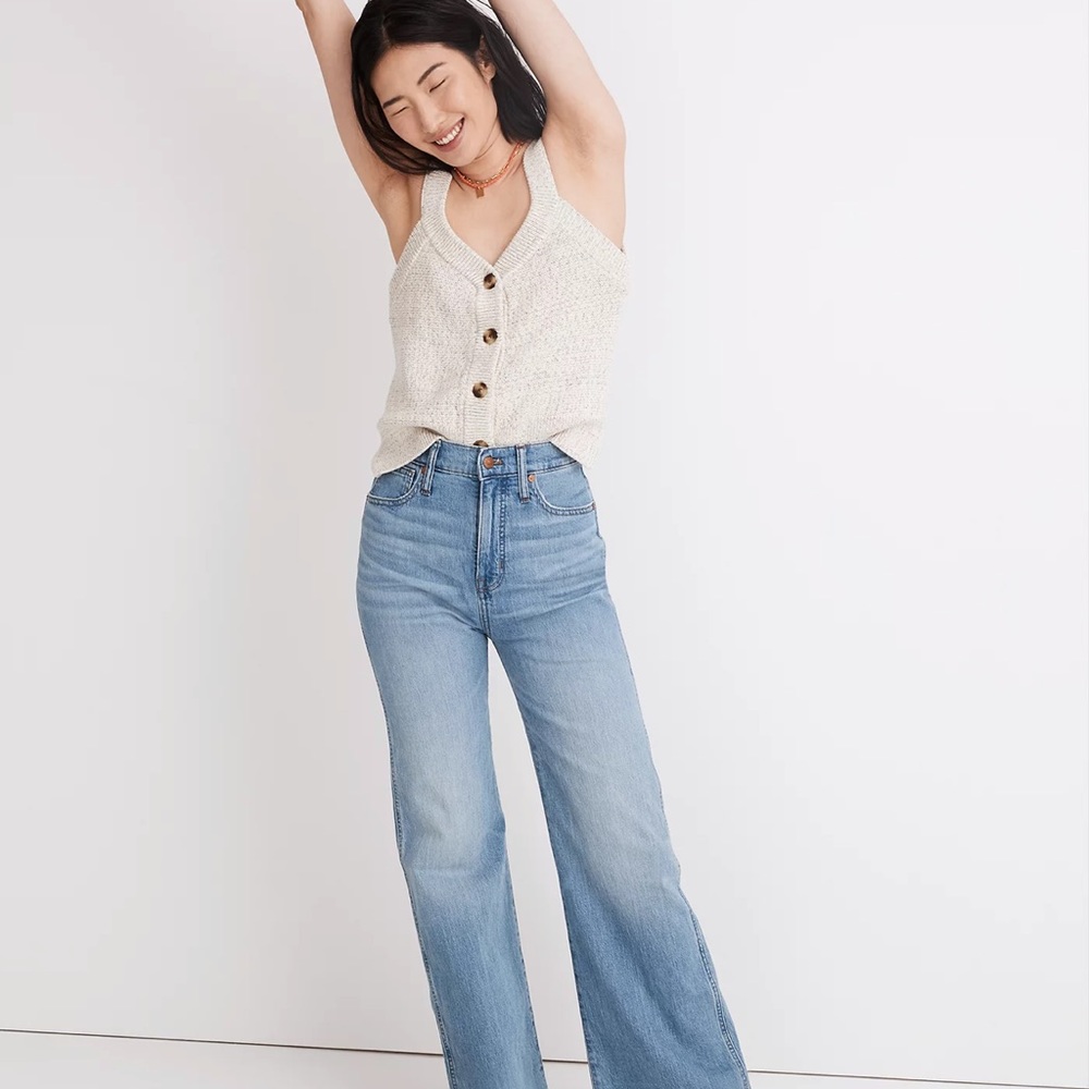 Madewell- High-Rise Flare Jeans in Conwell Wash-Sold Out